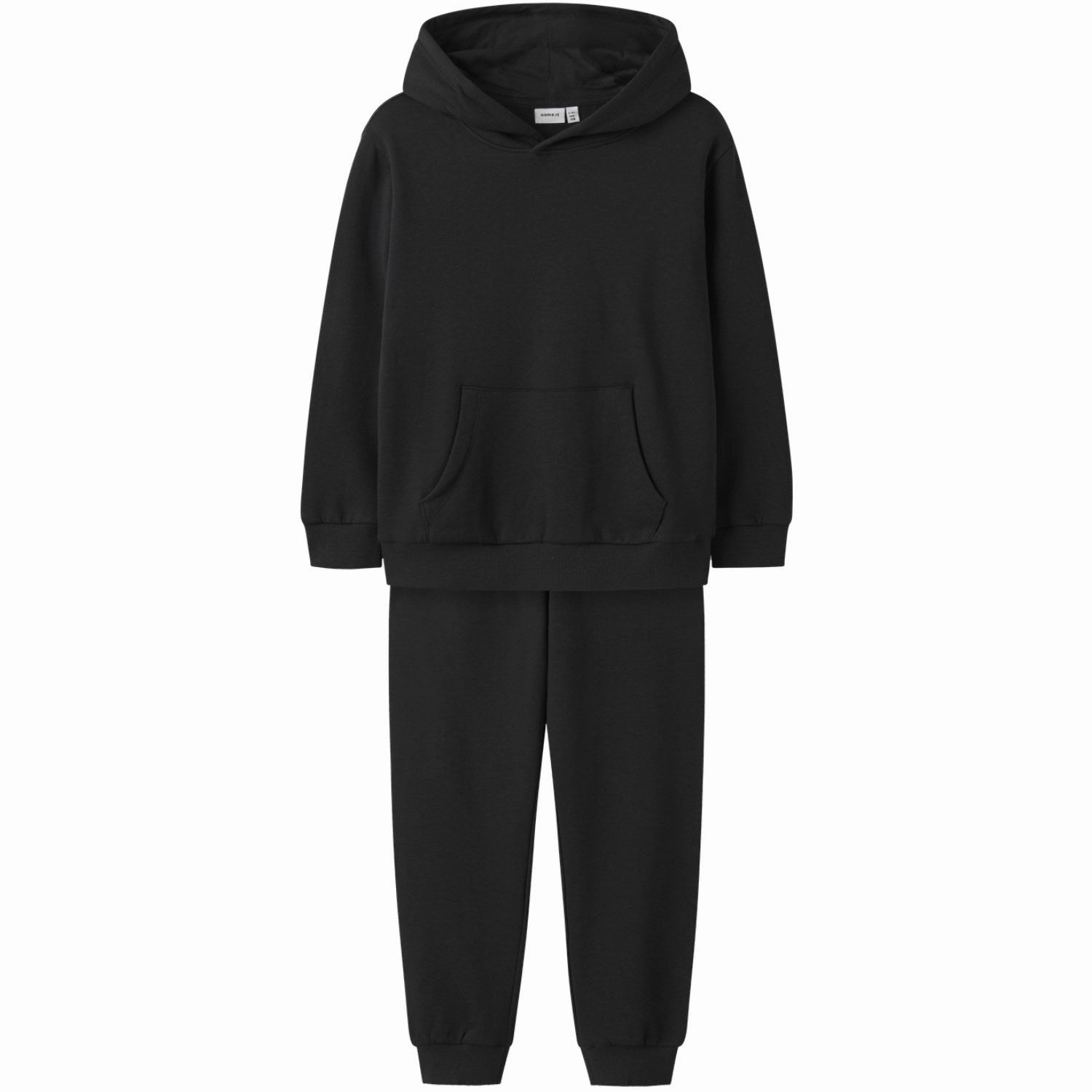 Name It Black Nkmvian Sweat Set Bru Noos Flexible Cuffs