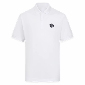 Outdoor Style Trend Feminine Appeal Adult Team GB Mono Lion Polo  - White