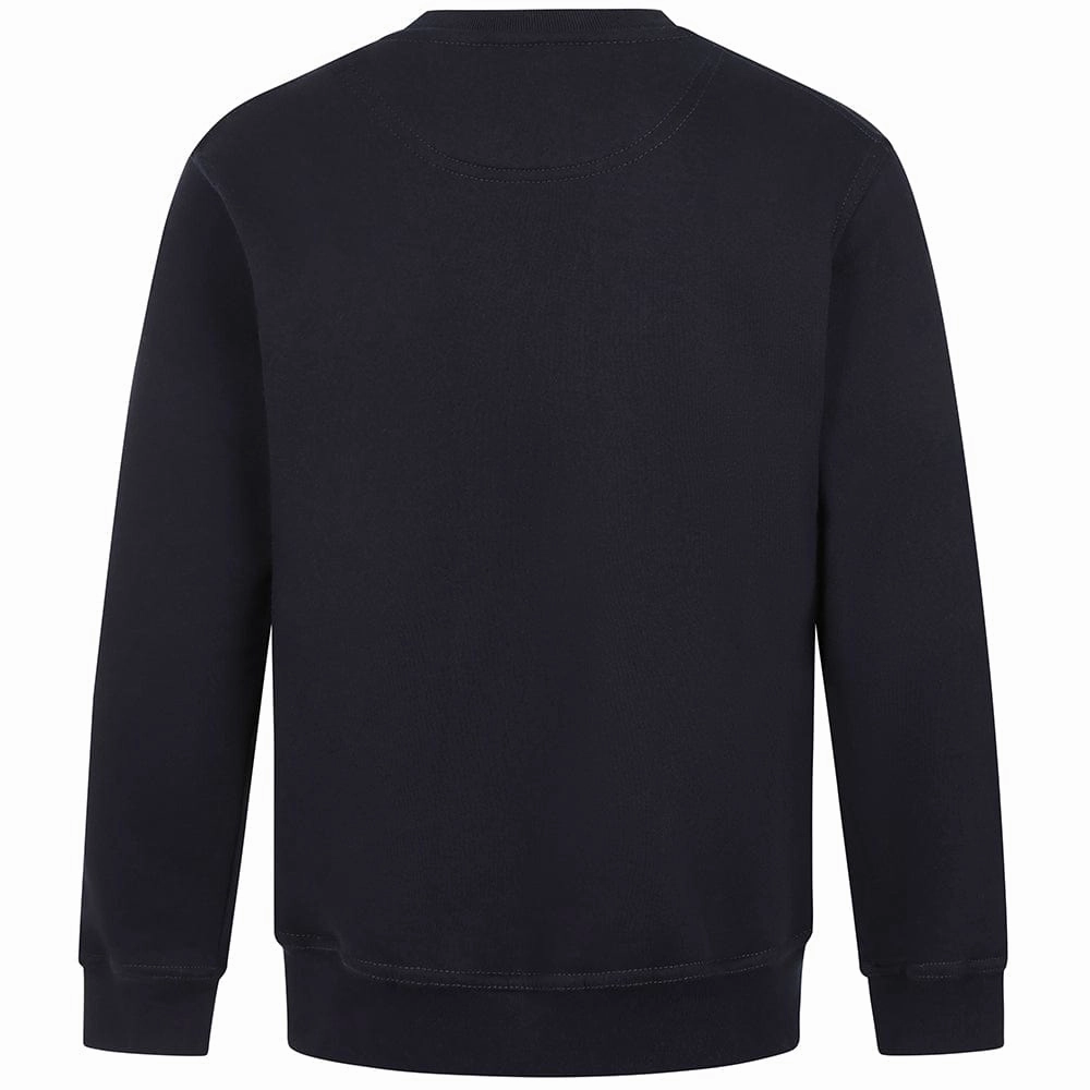 elastic waistband Fashion Feel Adult Team GB Stacked Large Lion Sweat  - Navy