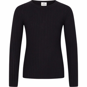 Mads N?rgaard Solid Talika Blouse Black Non Static Finish