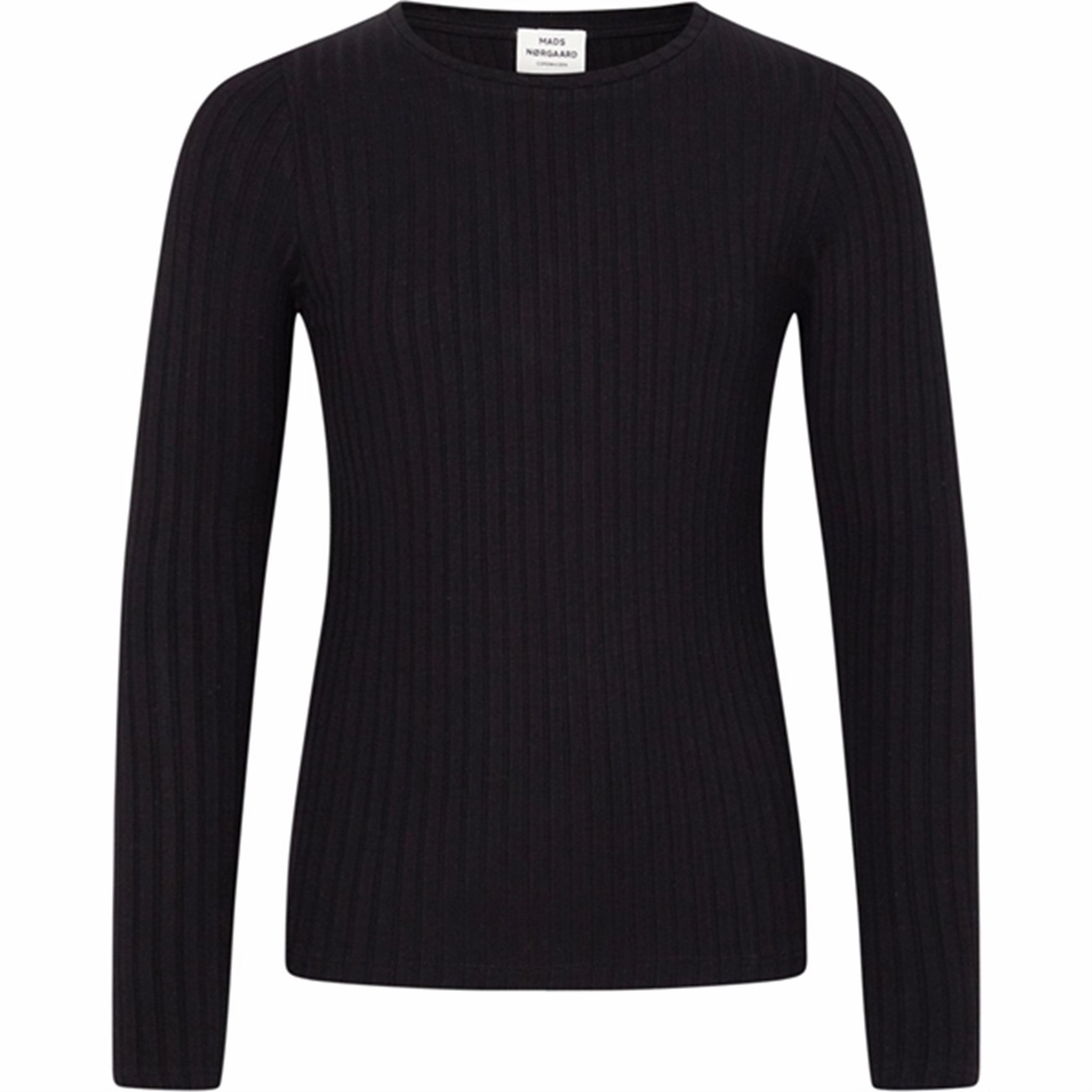 Raw edge Mads N?rgaard Solid Talika Blouse Black