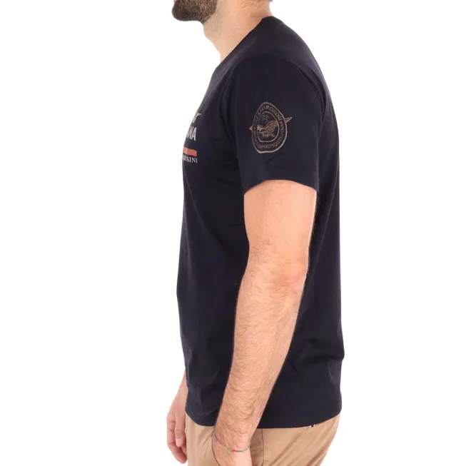 Everyday Style Aeronautica Italiana maglietta manica corta da uomo 010394 blu