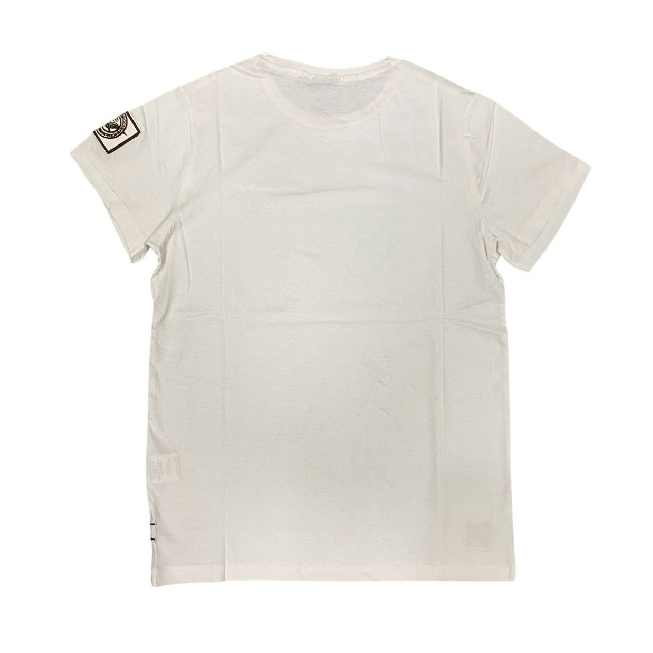 Aeronautica Italiana maglietta manica corta da uomo 010395 bianco Quick Fit Teenager fashion