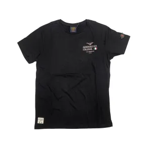 FadeResistant Coating Aeronautica Italiana maglietta manica corta da uomo 035797U nero