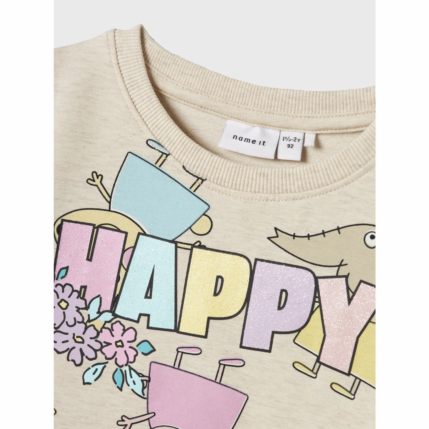 Name It Peyote Melange Fira Peppa Pig Sweat Dress Cotton-Blend