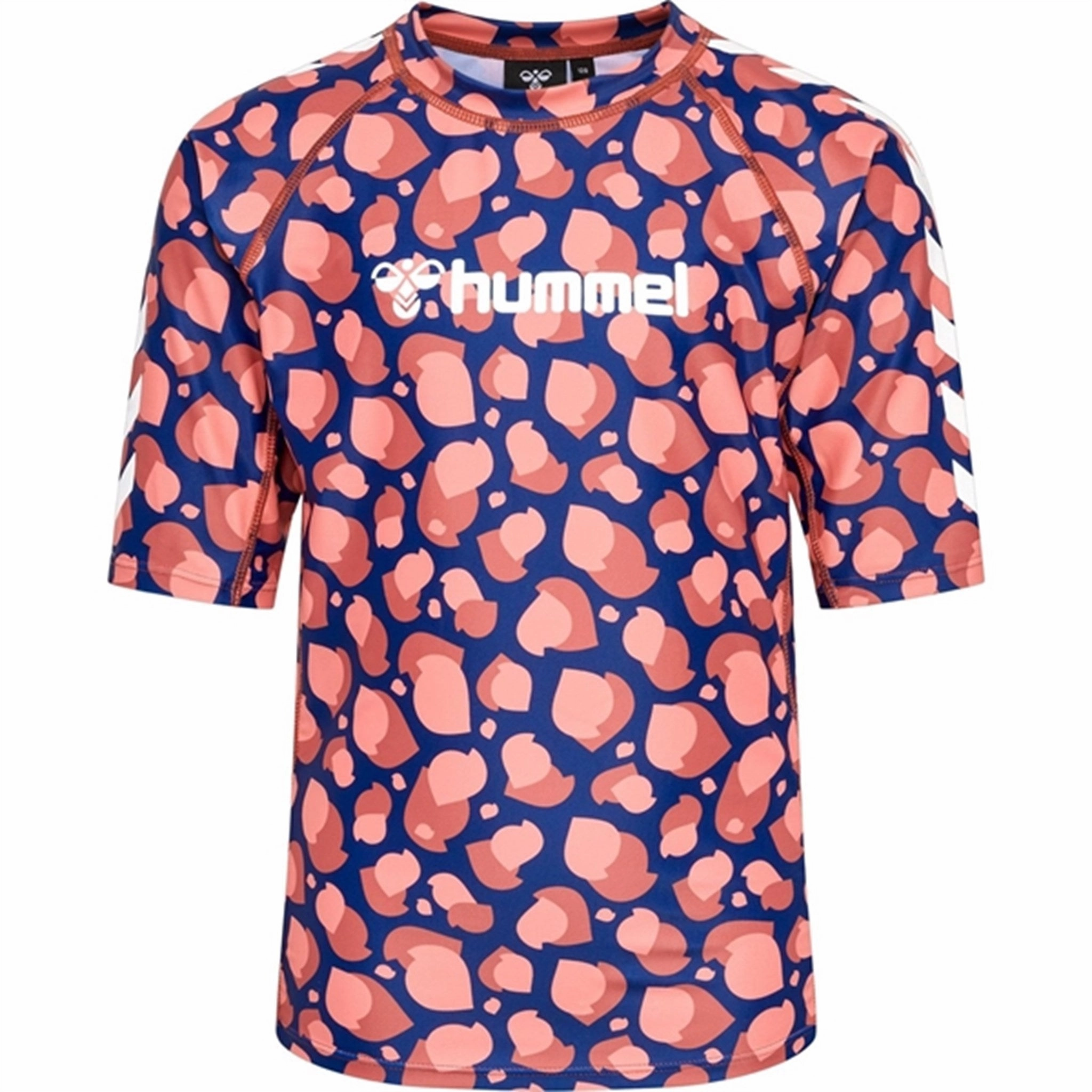 Hummel Navy Peony Lucia Swim Tee Leather combination