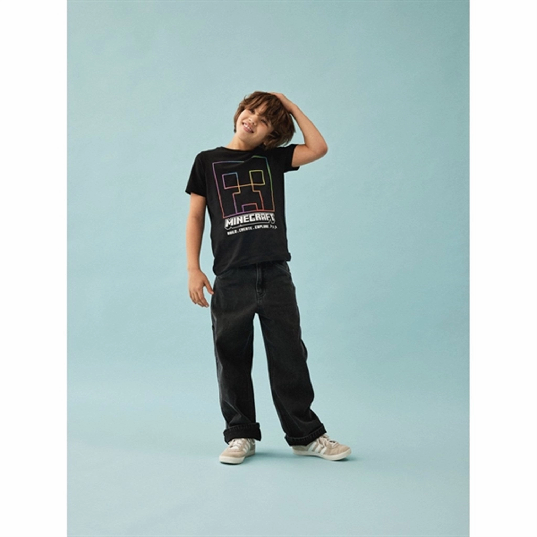 Breathable mesh lining Name it Black Jinko Minecraft T-Shirt