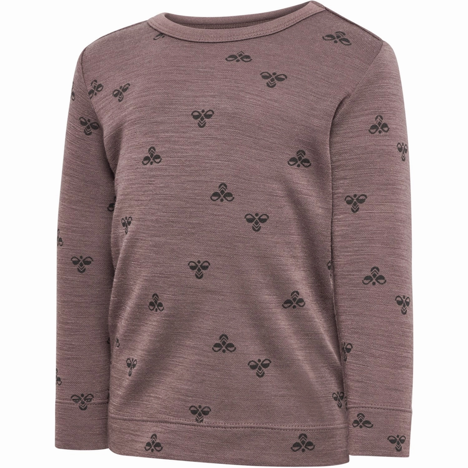 Hummel Twilight Mauve Mini Wool T-Shirt L/S Multi Pocket Utility Festive Look