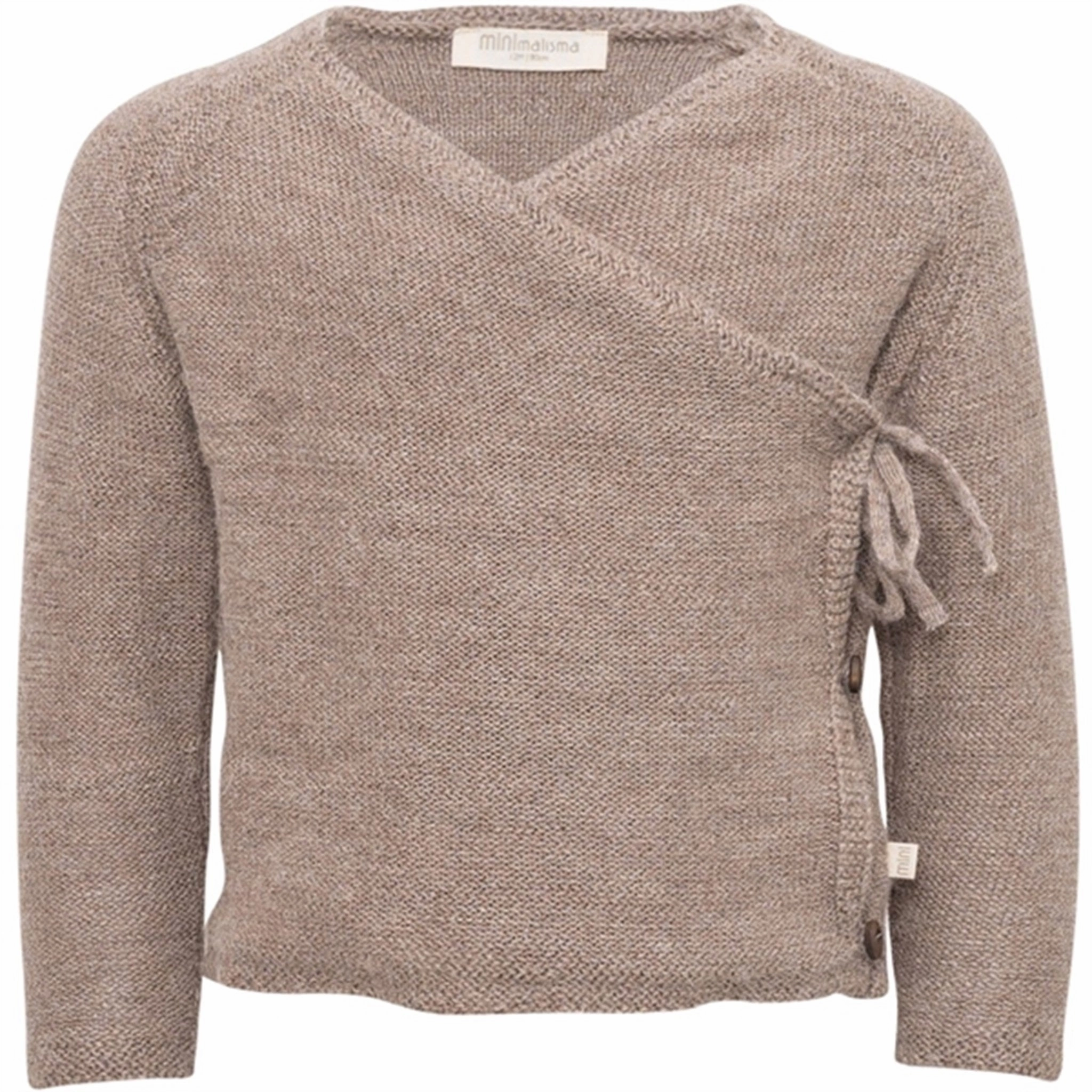 Athletic Look Minimalisma Koala Wrap Blouse Ash Brown