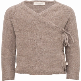 Athletic Look Minimalisma Koala Wrap Blouse Ash Brown