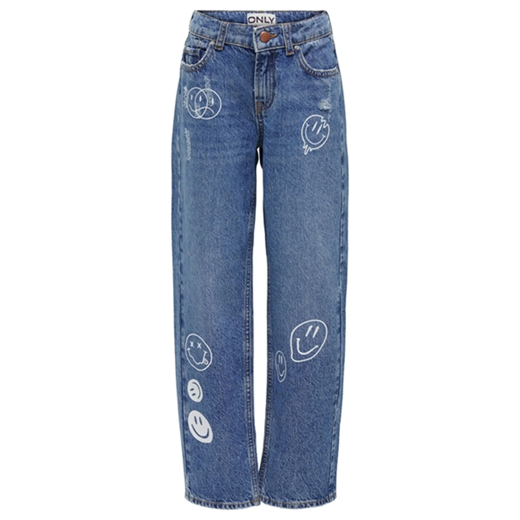 Comfy Classic High Quality High Quality Classic Wear Earthy Kids ONLY Medium Blue Denim Robyn Smile Jeans