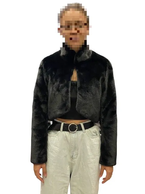 Censured ecopelliccia corta da donna JW6244 T FRCN 90 nero Seamless Integration suitable for weekend getaways