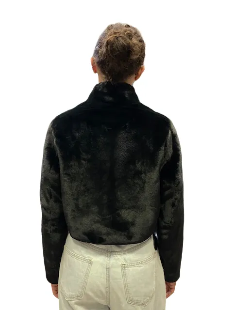 Layer Essential Censured ecopelliccia corta da donna JW6244 T FRCN 90 nero