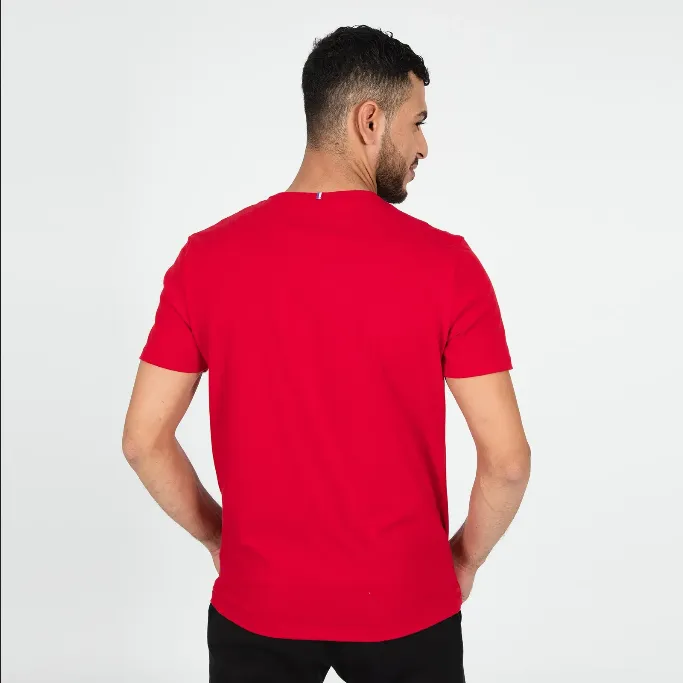 Trendy Tops Zero Waste Production Le Coq Sportif T-shirt Manica Corta 2120203 pur rouge