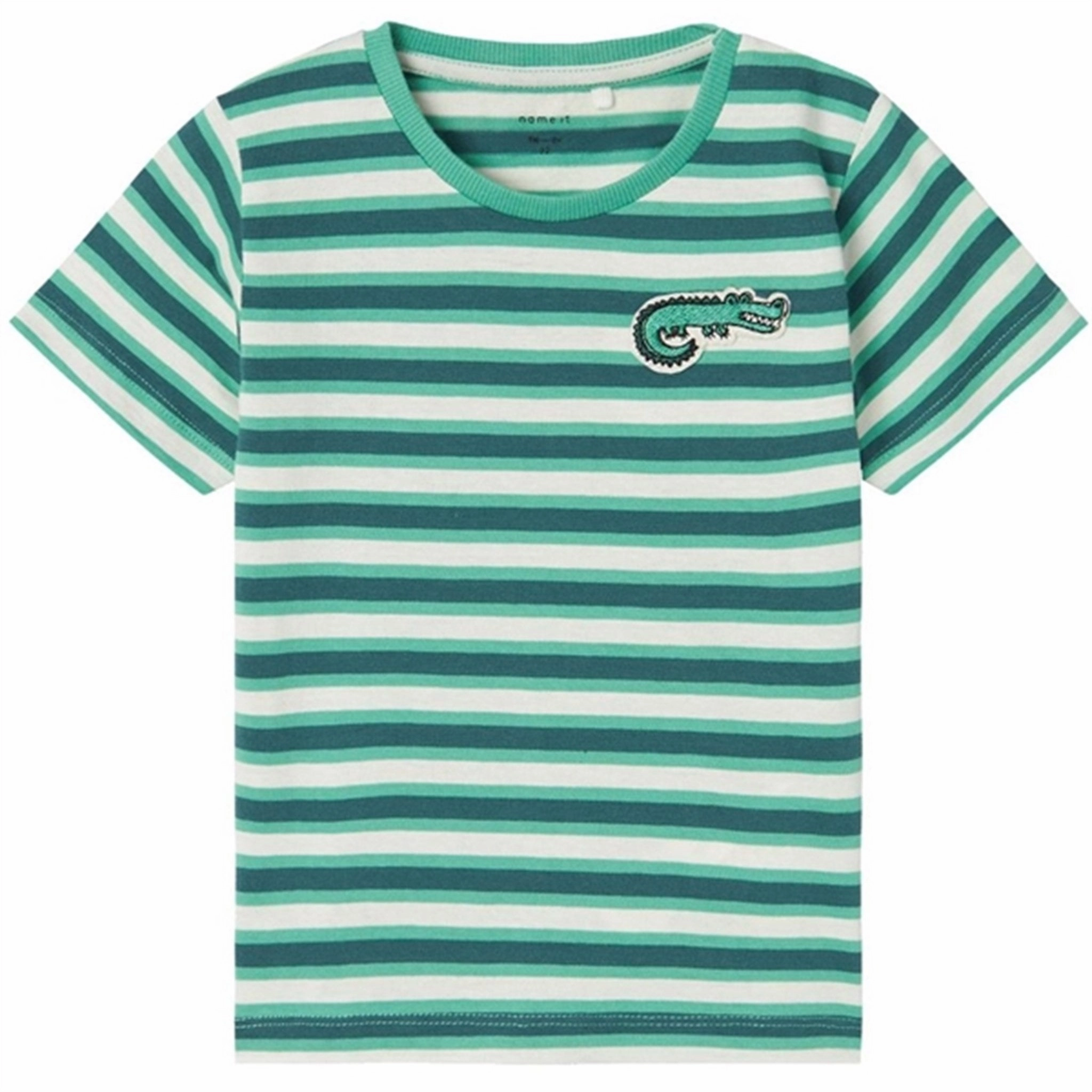 Name it Green Spruce Dike T-Shirt Recycled Polyester Blend Colorfast Dye