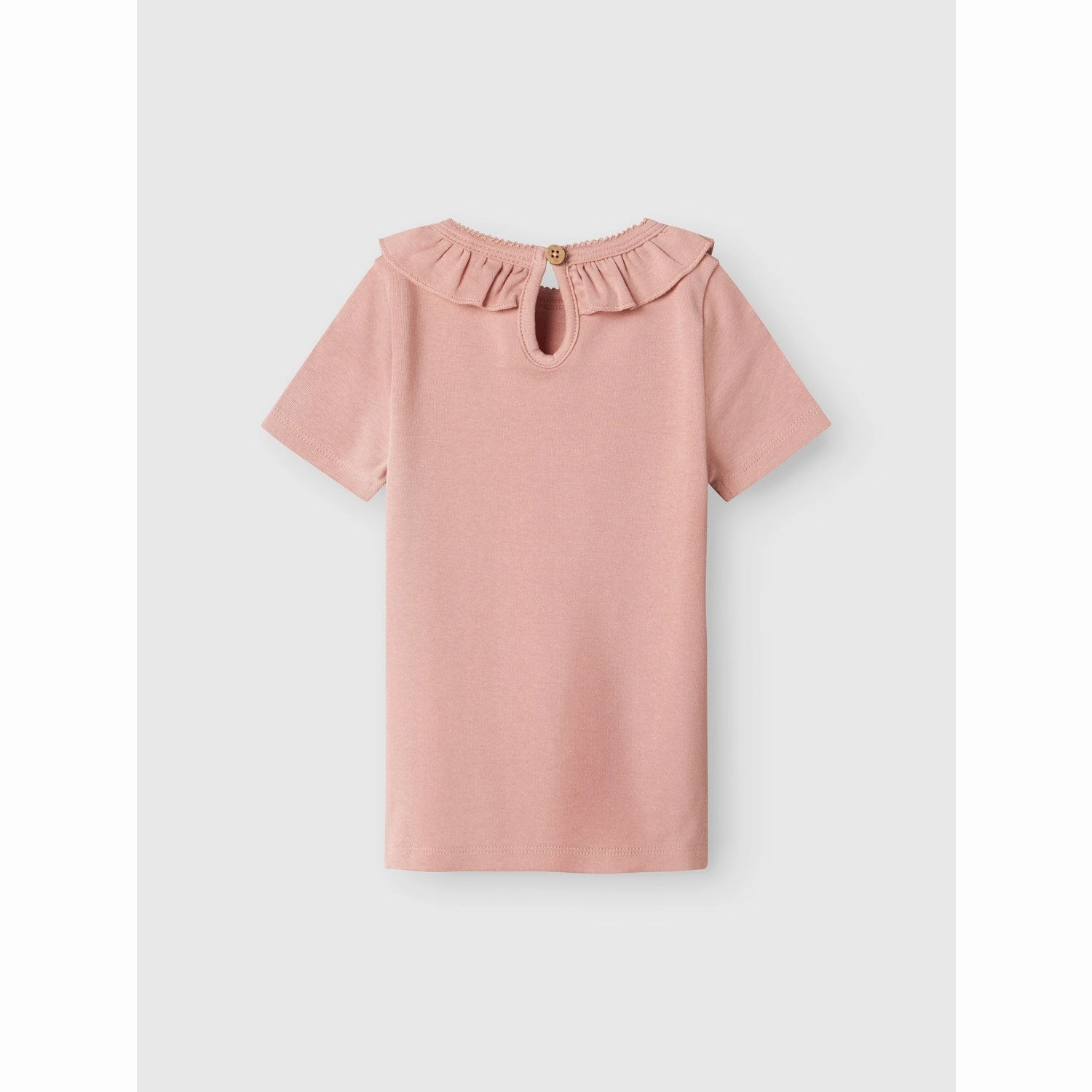 Lil'Atelier Misty Rose Nmflalo Tan Ss Slim Top Lil Layered Collar Perfect for Travel
