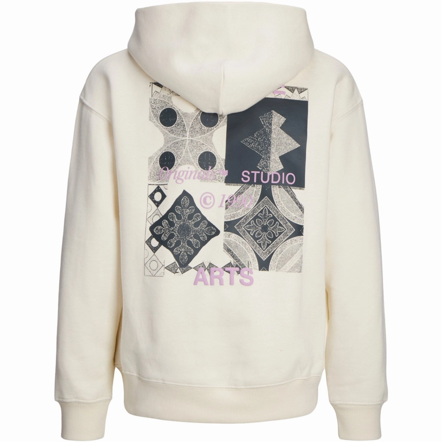 Jack & Jones Junior Antique White Ornoho Back Graphic Sweat Hoodie Color Variety