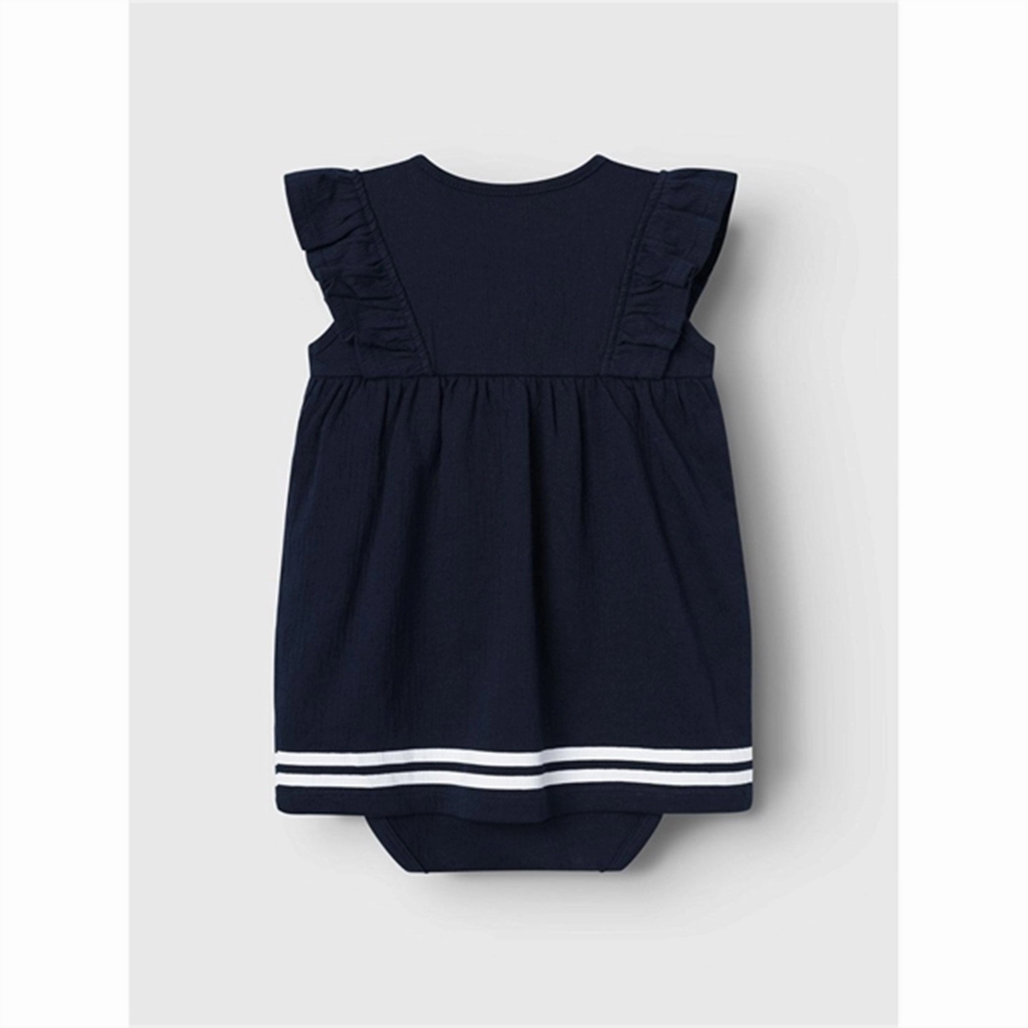 Name it Dark Sapphire Dasine Body Dress Soft cotton dress Zip-Closure