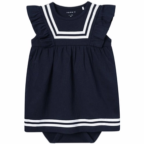 Name it Dark Sapphire Dasine Body Dress Halter neck