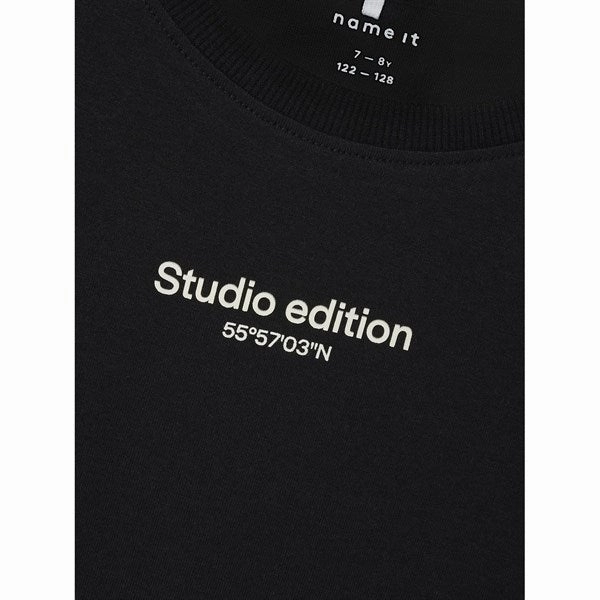 Name it Black Brody T-Shirt Noos Eye-Catching Urban Smart