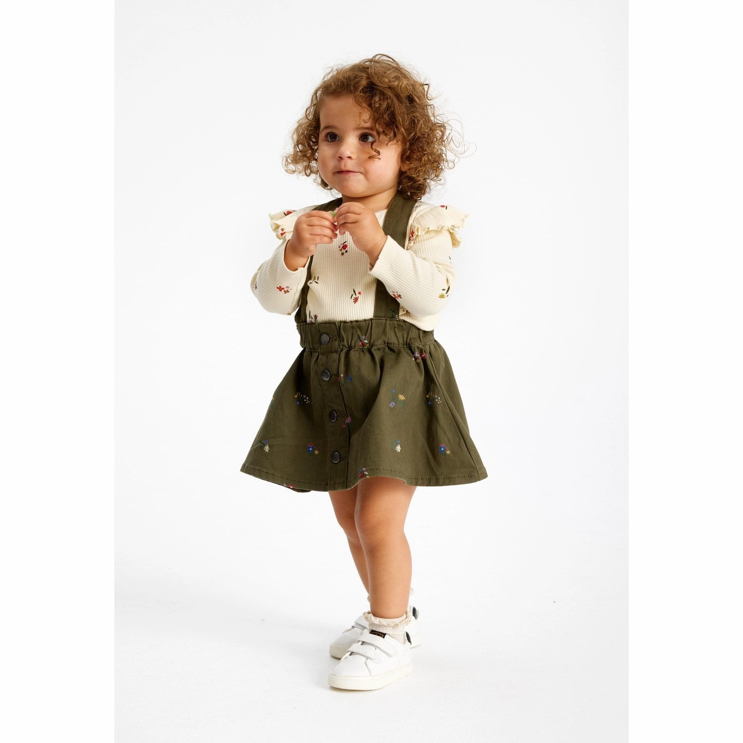 Social Meetup THE NEW Siblings Angora Flower AOP Liva Rib Blouse