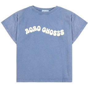 Bobo Choses Blue Wavy Bobo Choses T-Shirt Adult sophistication