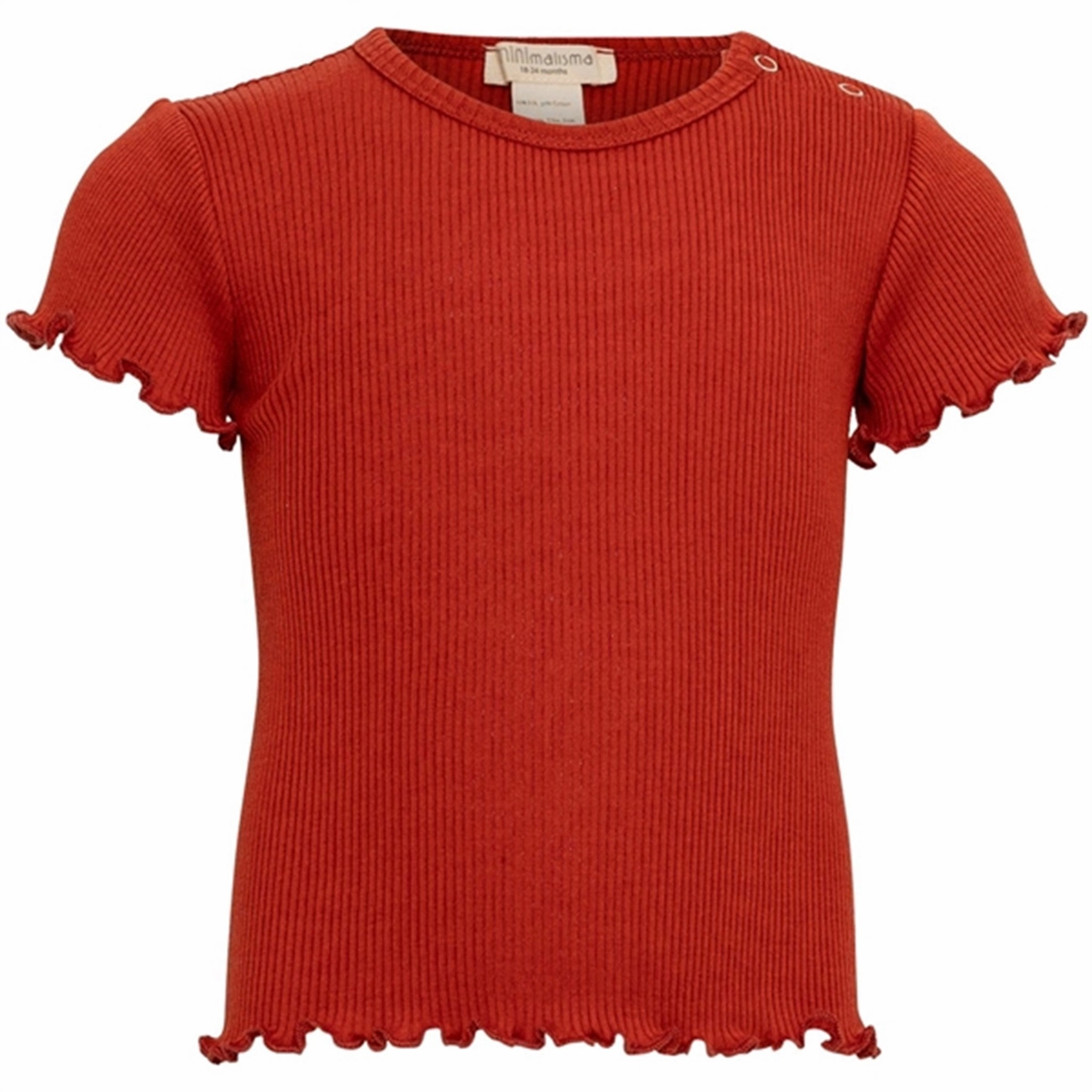 Minimalisma Bimse T-shirt Poppy Red Timeless and Chic