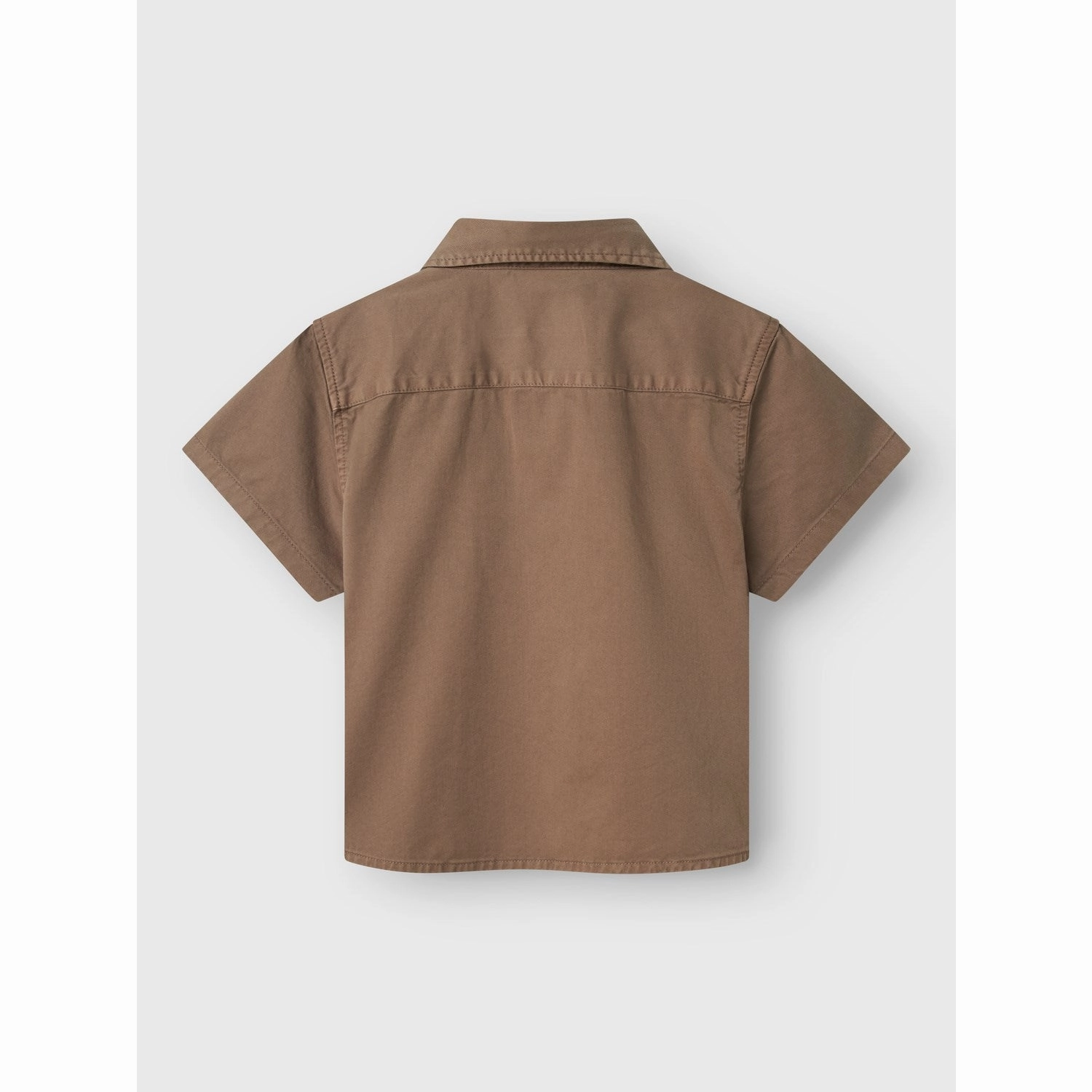 Name It Walnut Hetim Oversize Shirt Reinforced Hems Tall Option