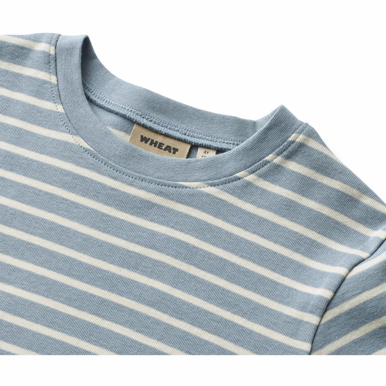 Wheat Ashley Blue Stripe T-shirt Fabian VintageWashEffect Chic Style Trend