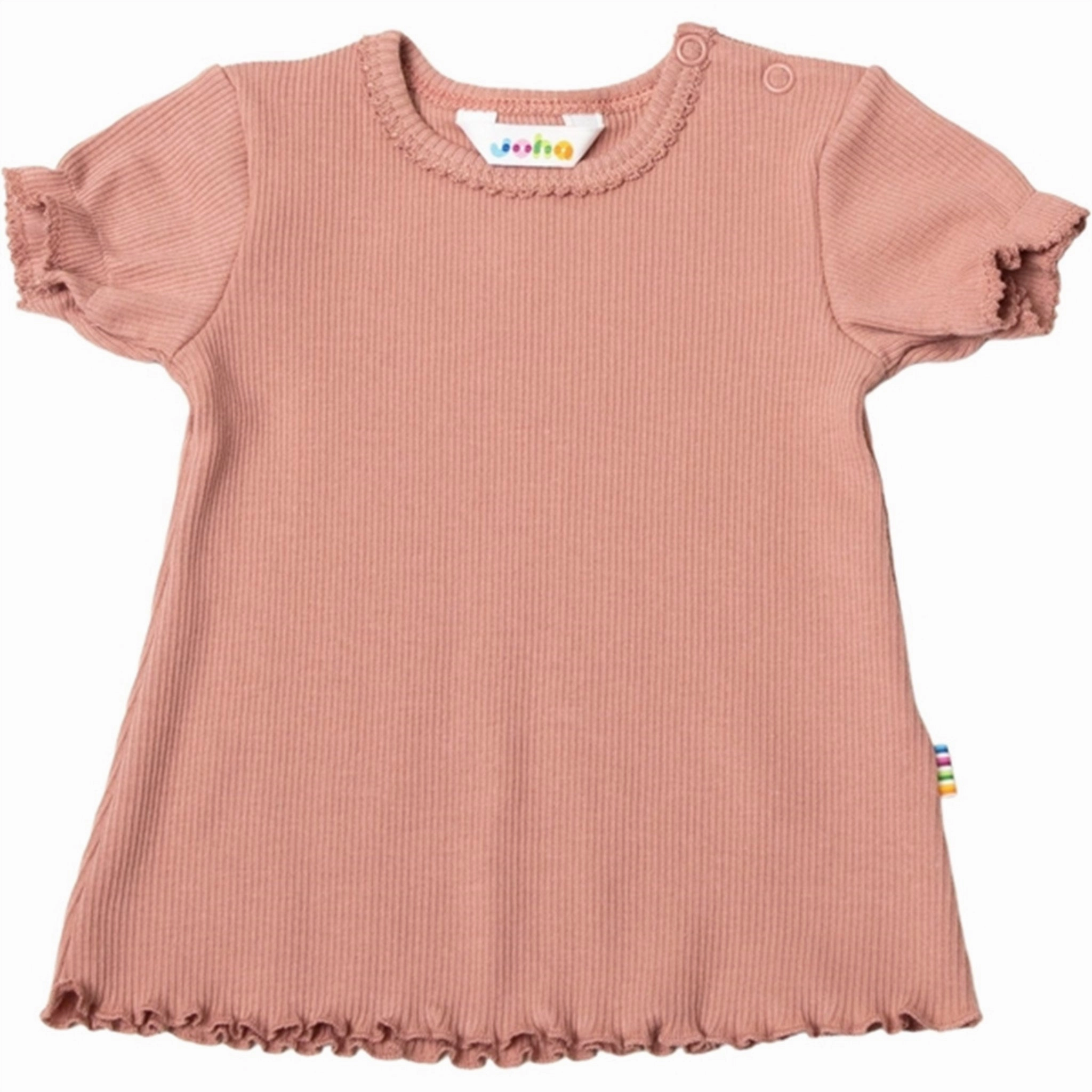 Sporty Look Quick Dry Technology Joha Cotton Old Rose T-shirt