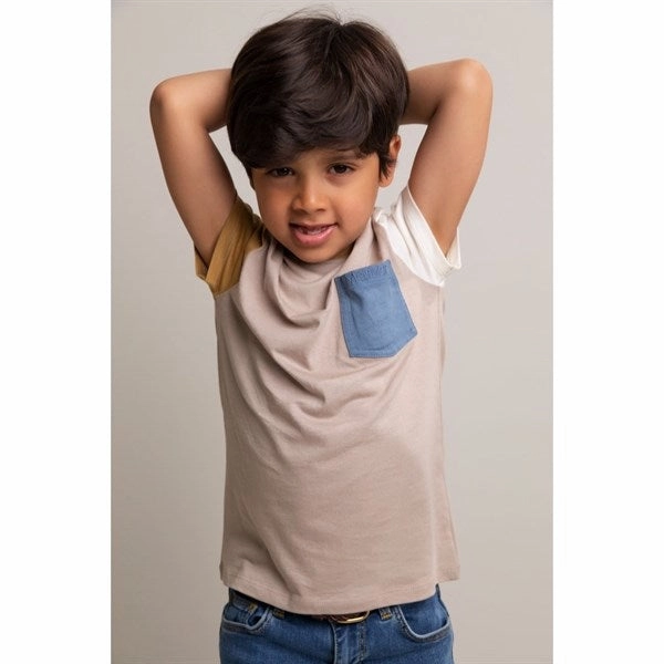 Gym clothing MarMar Colour Block Llama Ted T-shirt