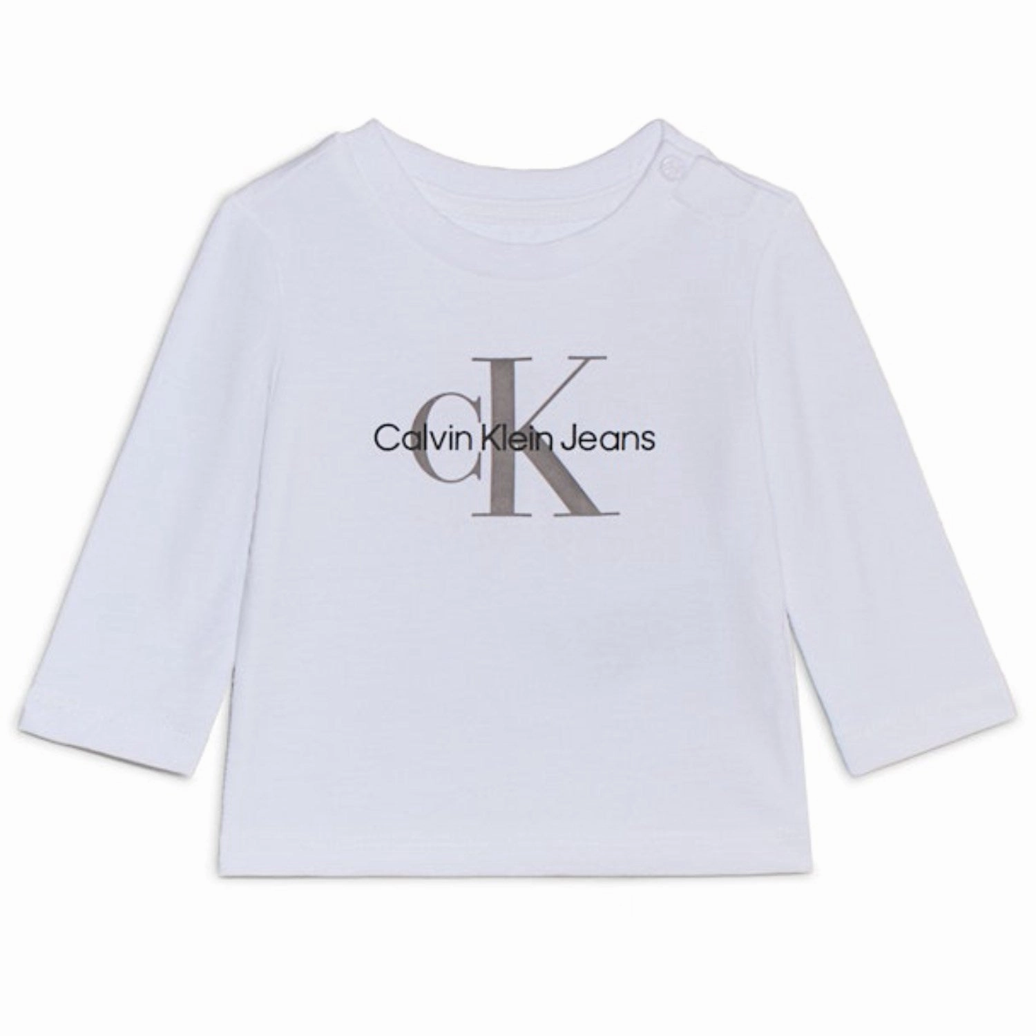 Classic Style Calvin Klein Bright White MonAndram Blouse