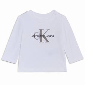 Classic Style Calvin Klein Bright White MonAndram Blouse