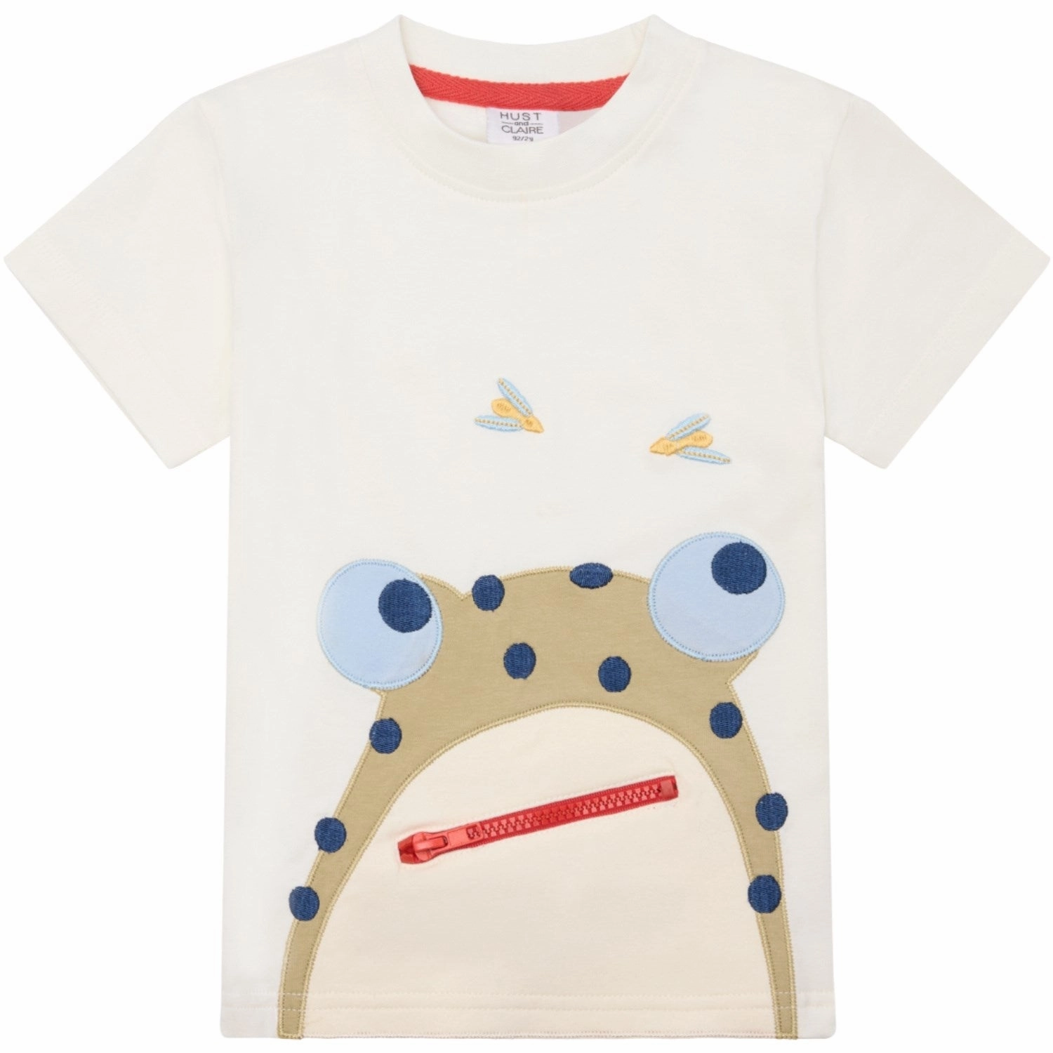Hust & Claire Ivory Anton T-shirt Playful Prints FadeResistantPrint