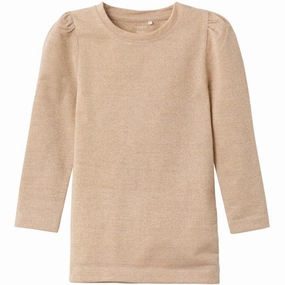 Petite Cut Name it Gilded Beige Sosanna Blouse