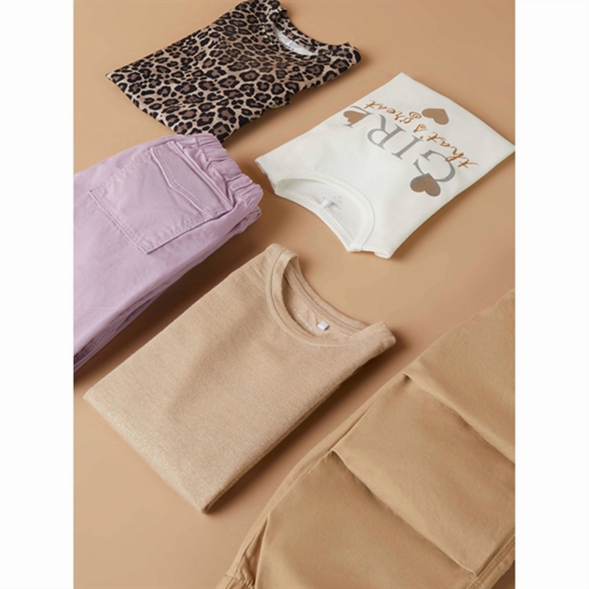 Ruffle Edge Name it Gilded Beige Sosanna Blouse