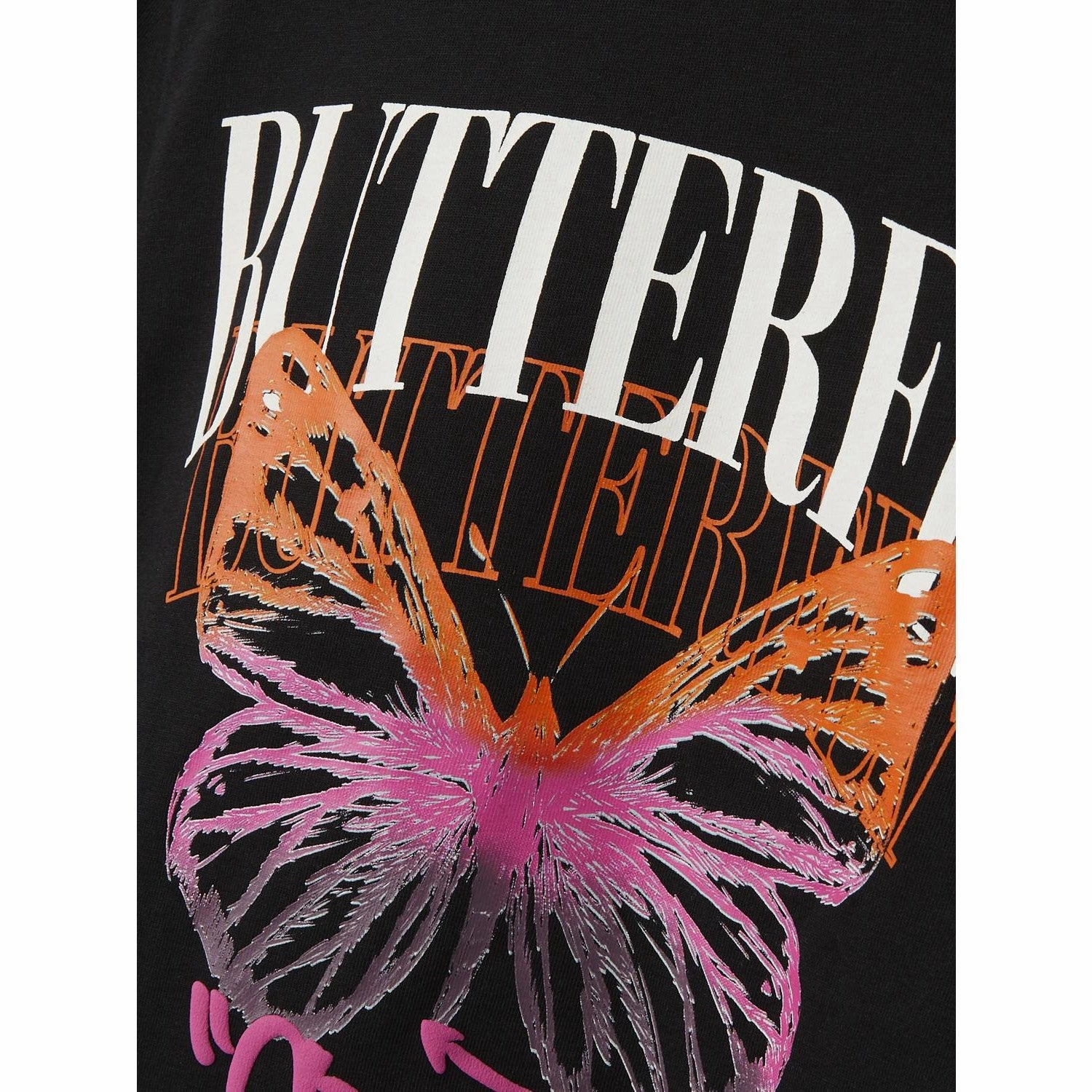 Playful Design City Look Name It Black Kasta Short Loose T-Shirt