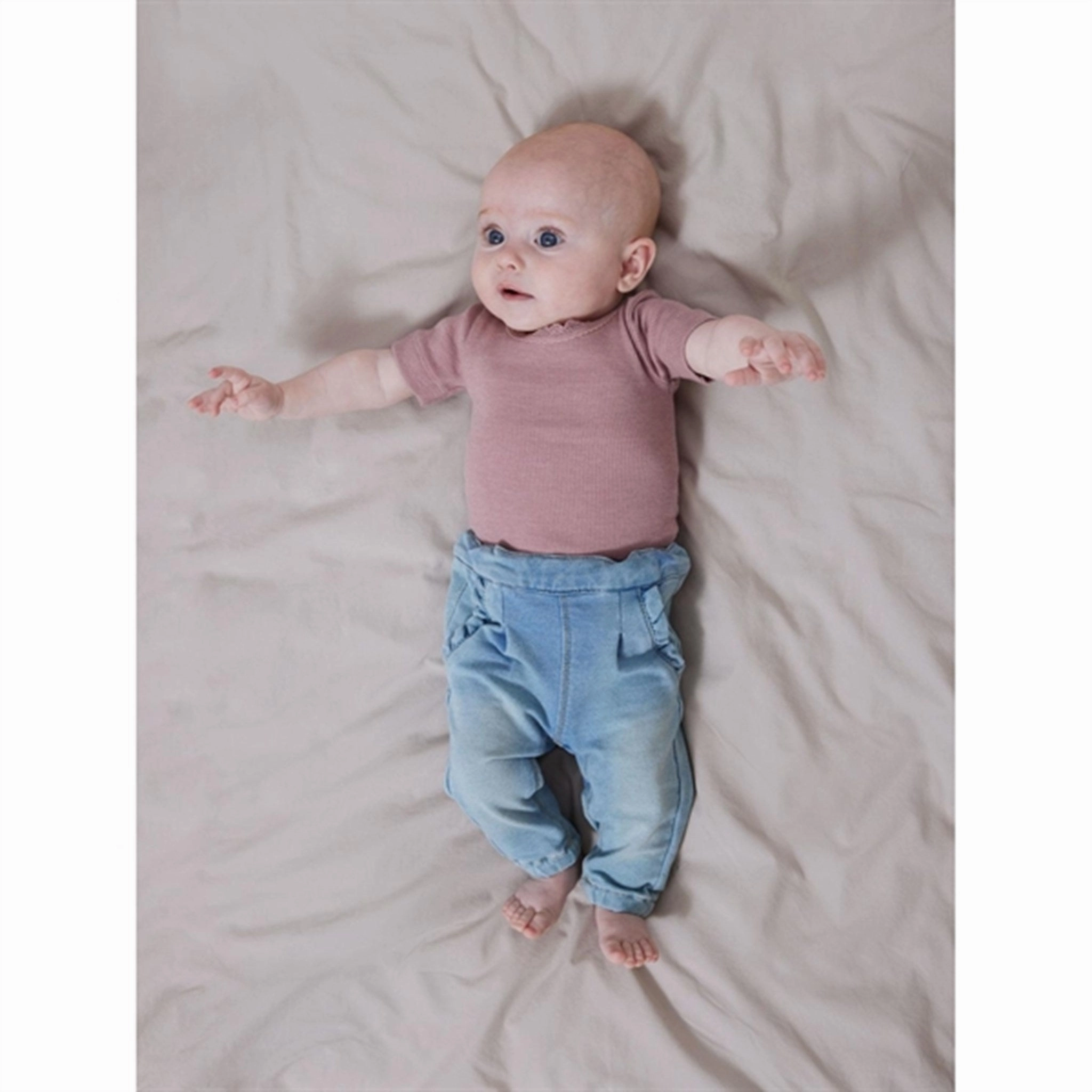 Clean Base Name it Light Blue Denim Bella Round Jeans Noos