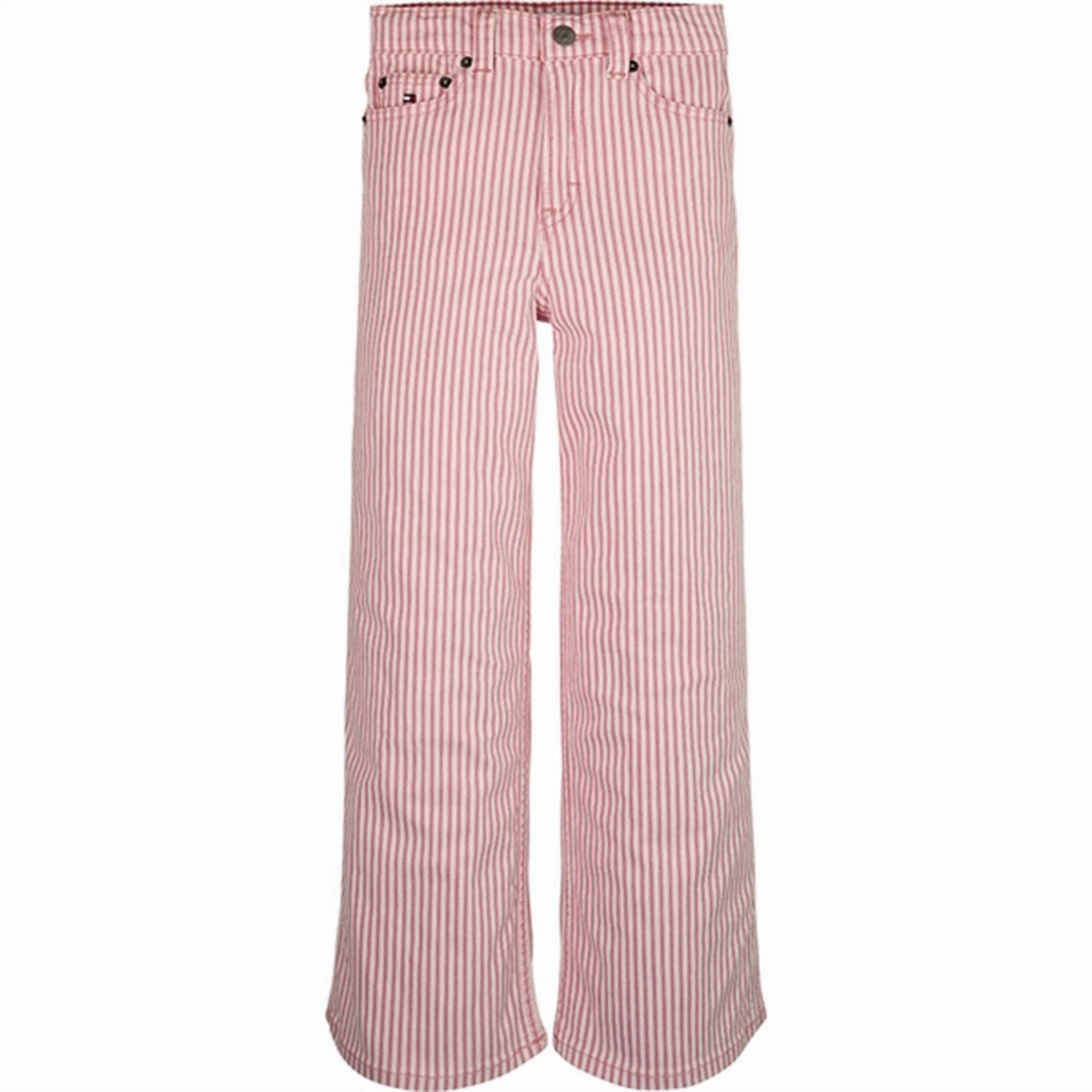 Tommy Hilfiger Mabel Railroad Stripe Jeans Pinkstripe Autumn Days Outdoor Enthusiast Streetwear Fan