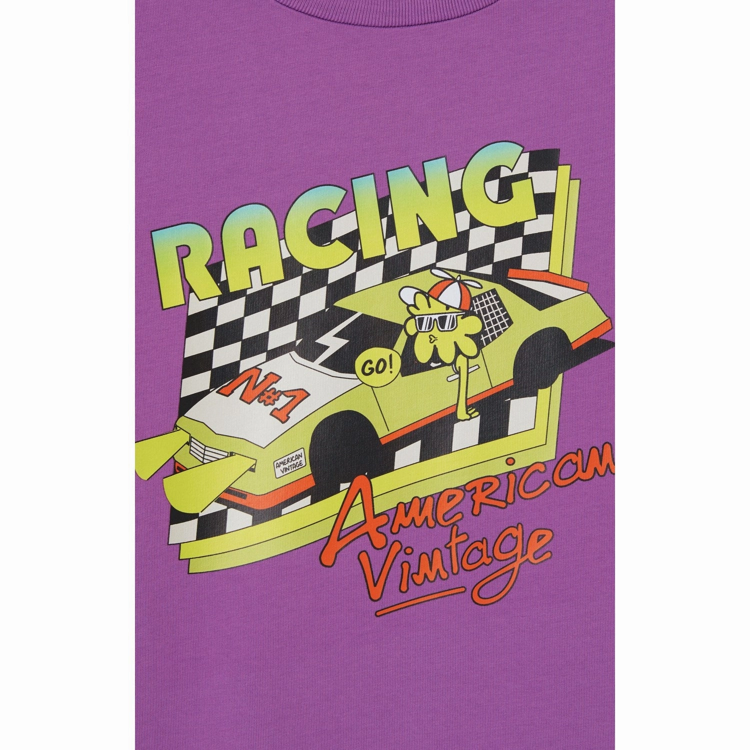 Vintage Wash Running Speed American Vintage Figue Vintage Fizvalley T-Shirt