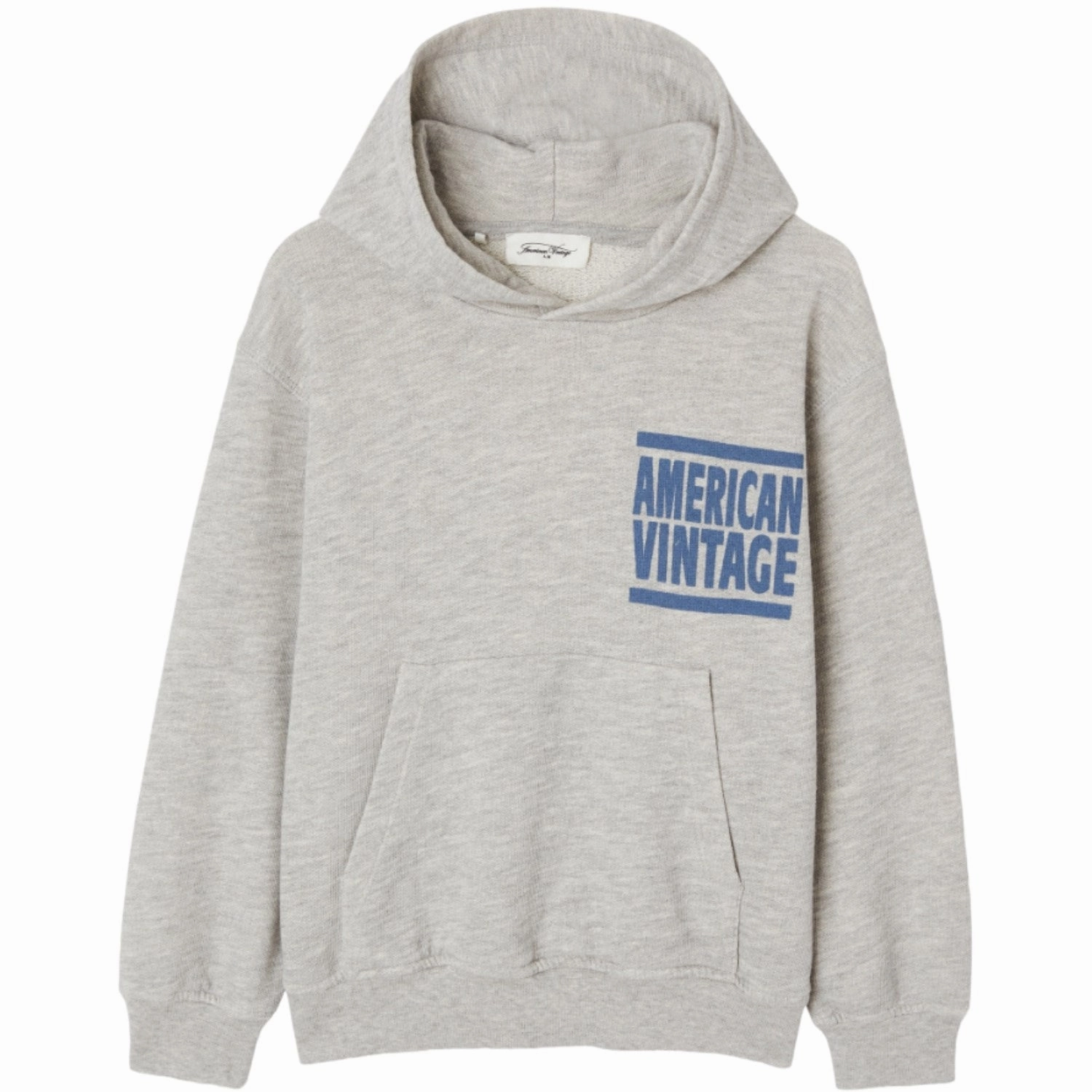 Beaver like Ventilated Panels American Vintage Gris Chine Zofbay Hoodie