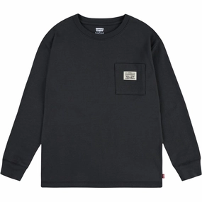 Levi's BLACK Organic Patch Pocket Tee Outerwear Companion