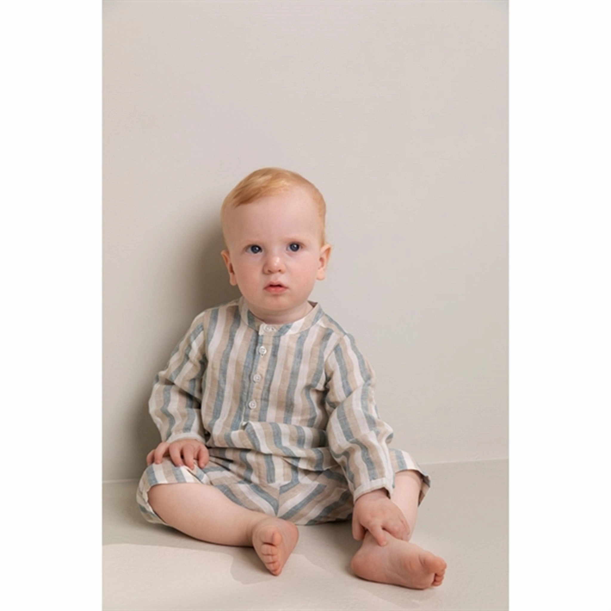 Corporate Wear MarMar Dusty Blue Stripe Totoro Shirt