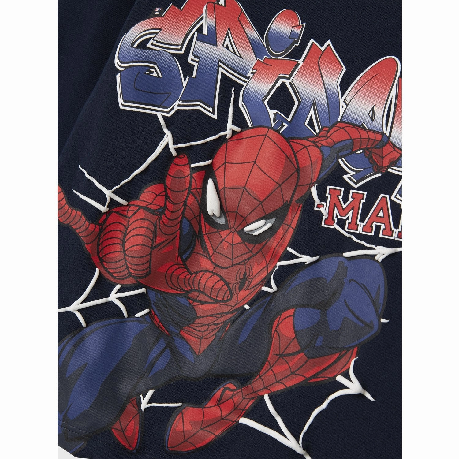 Name It Navy Blazer Nmmalvis Spider Ls Nreg Top Mar Timeless Piece Moisture Wicking Material