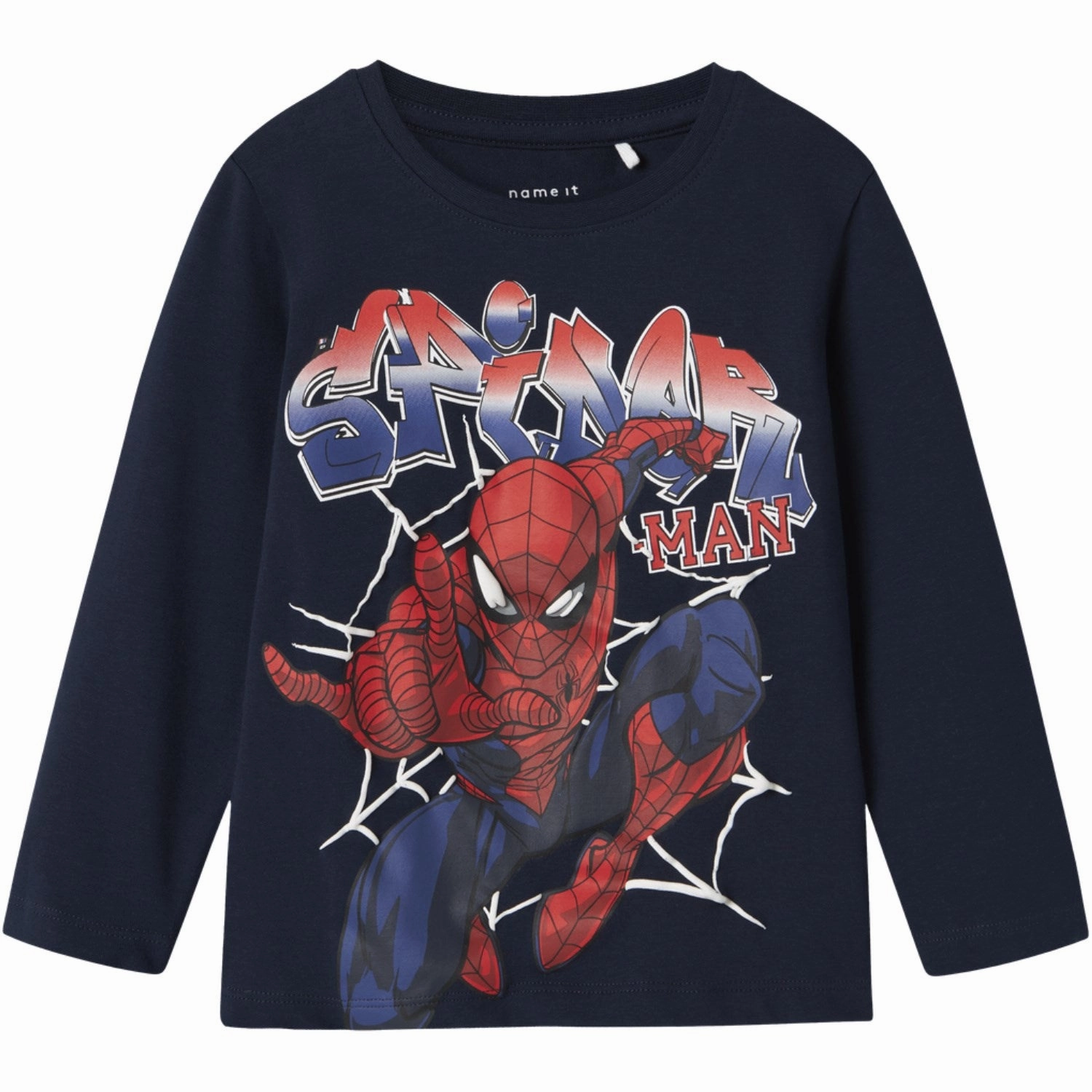 Lightweight Material Name It Navy Blazer Nmmalvis Spider Ls Nreg Top Mar