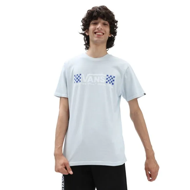 Button Down Vans T-shirt Sketchy Past Premiums VN0A7PL5ZFM ballad blue