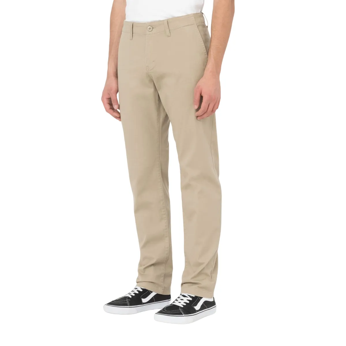 Dickies Pantalone casual da uomo Kerman DK121116KHK cachi Flat Lock Stitching