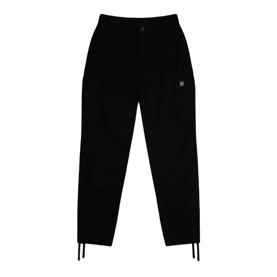 Flexible Knee Panels Bold Design Dolly Noire pantalone con Laccio in Ripstop Cargo pa126-pu-01 nero