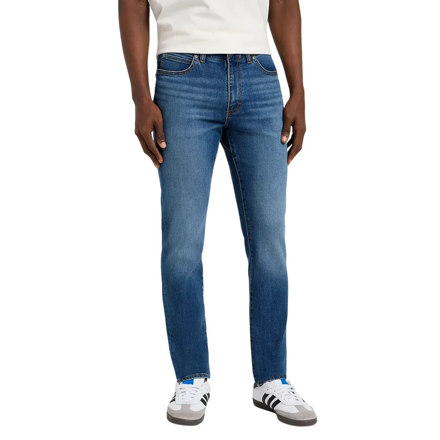 Lee pantalone jeans da uomo Extreme Motion Skinny Fit 112355842 Shipsouts blu inchiostro Zero Waste Manufacturing Chic Design