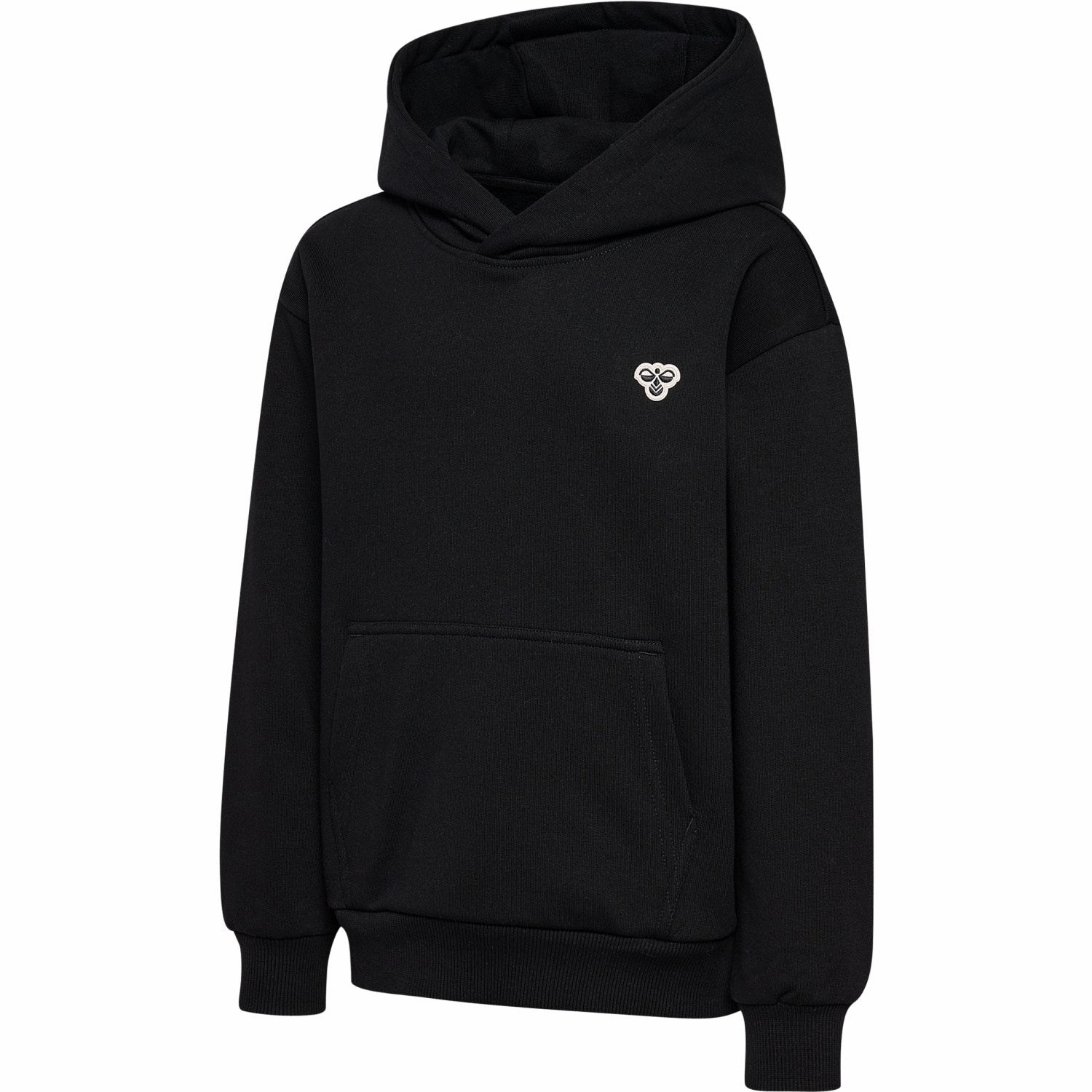 Hummel Black Loose Hoodie Bee Style Feel Autumn Staple